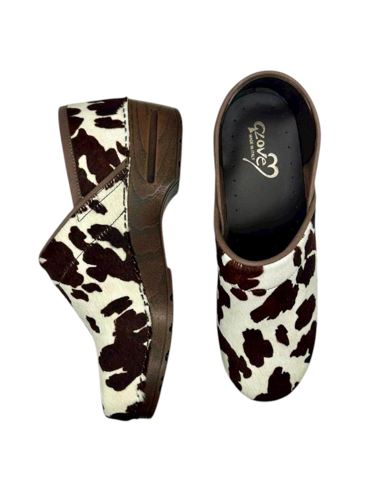 CLOG COW BROWN