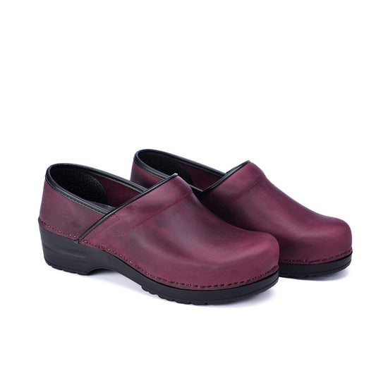 crazy clog bordeaux