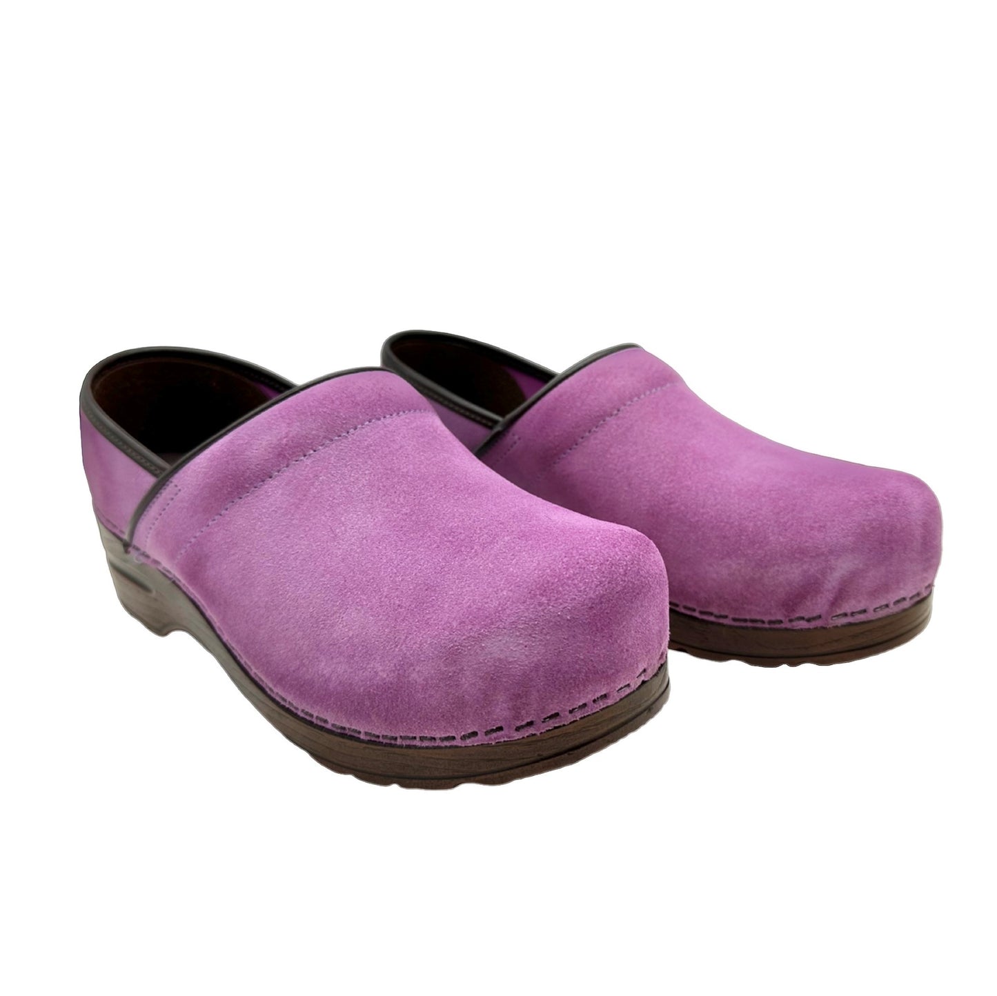 CLOGS SUEDE LILLA