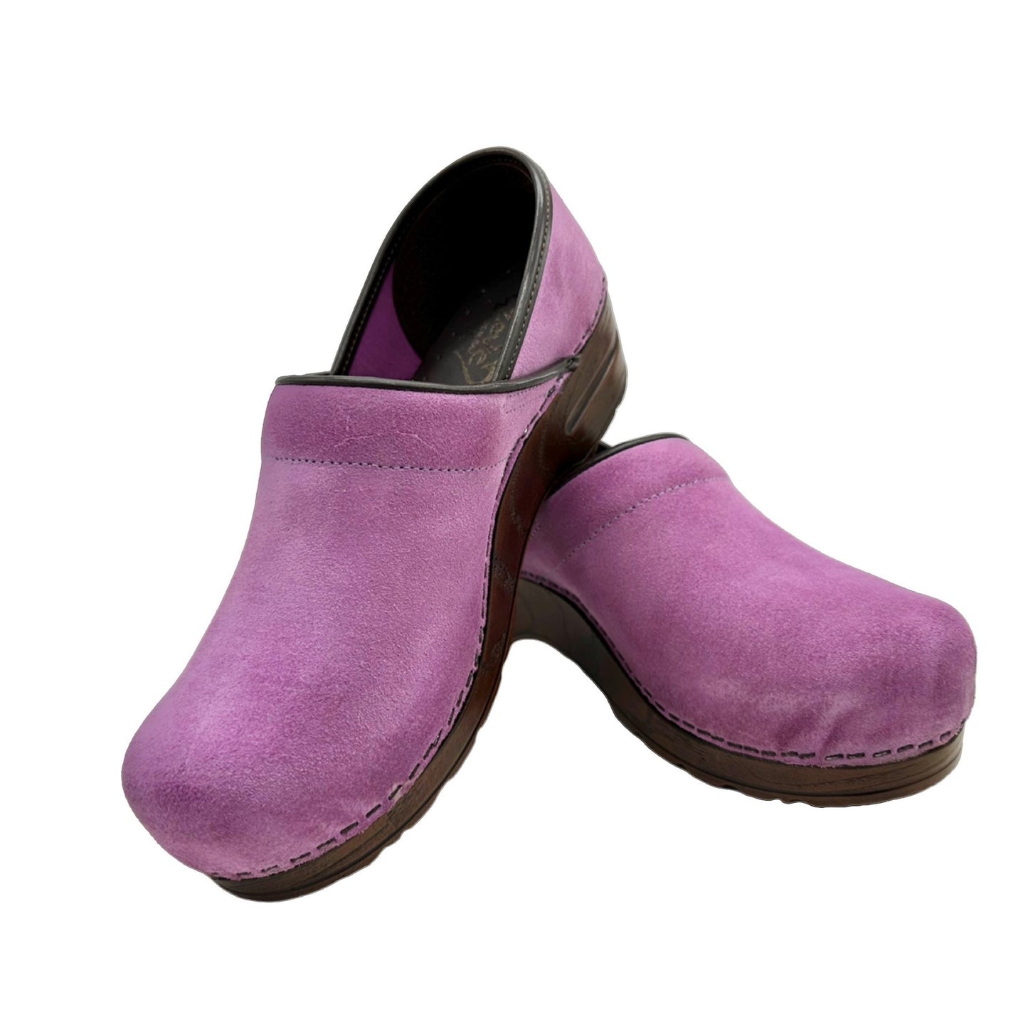 CLOGS SUEDE LILLA