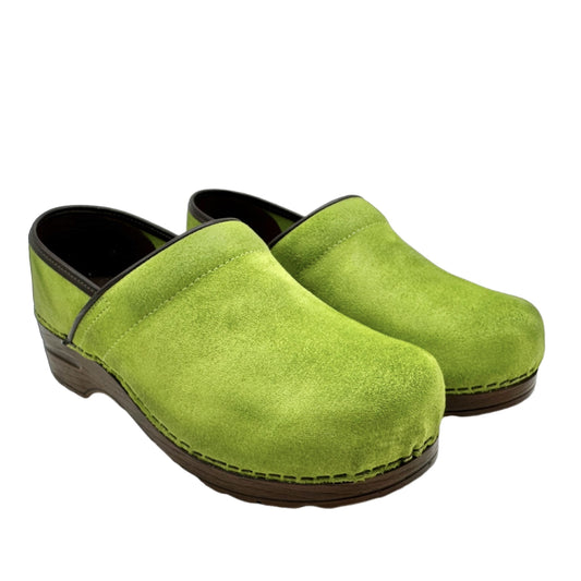 CLOGS SUEDE VERDE