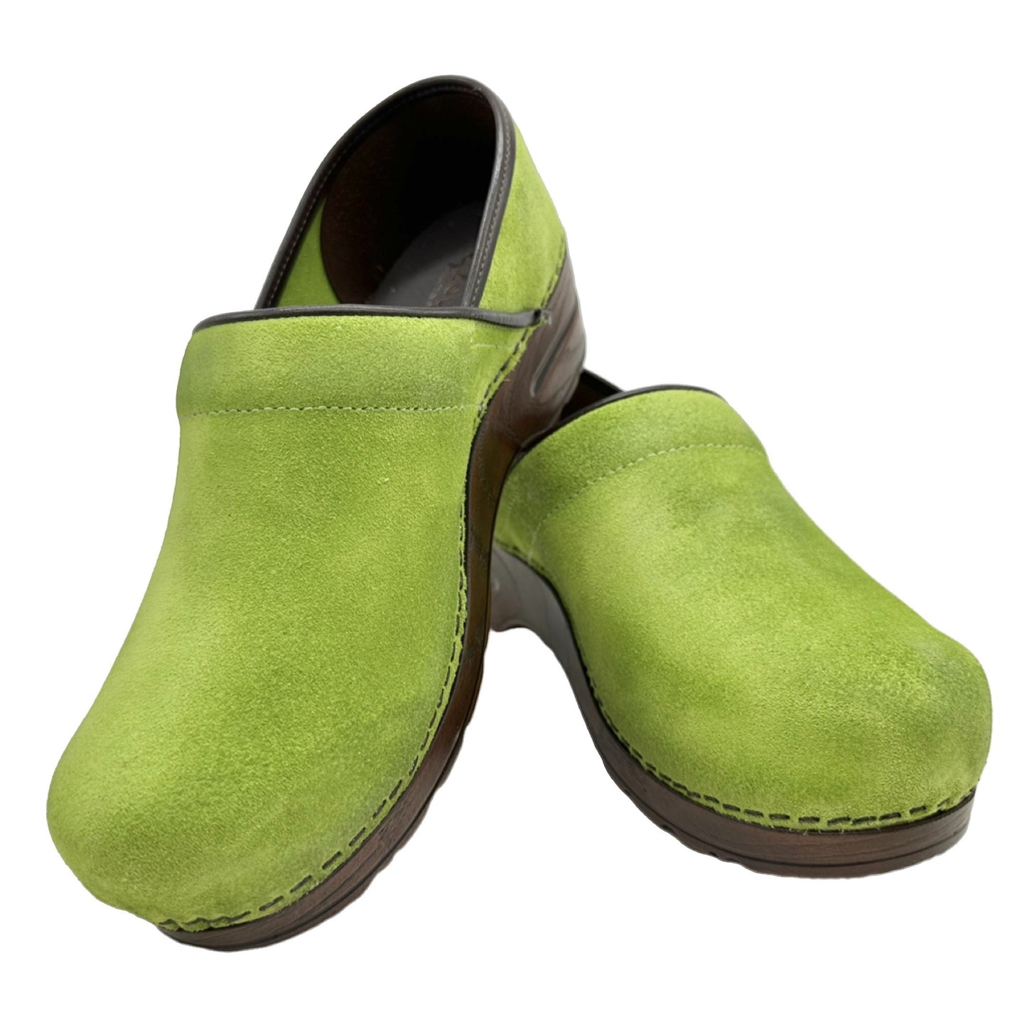 CLOGS SUEDE VERDE