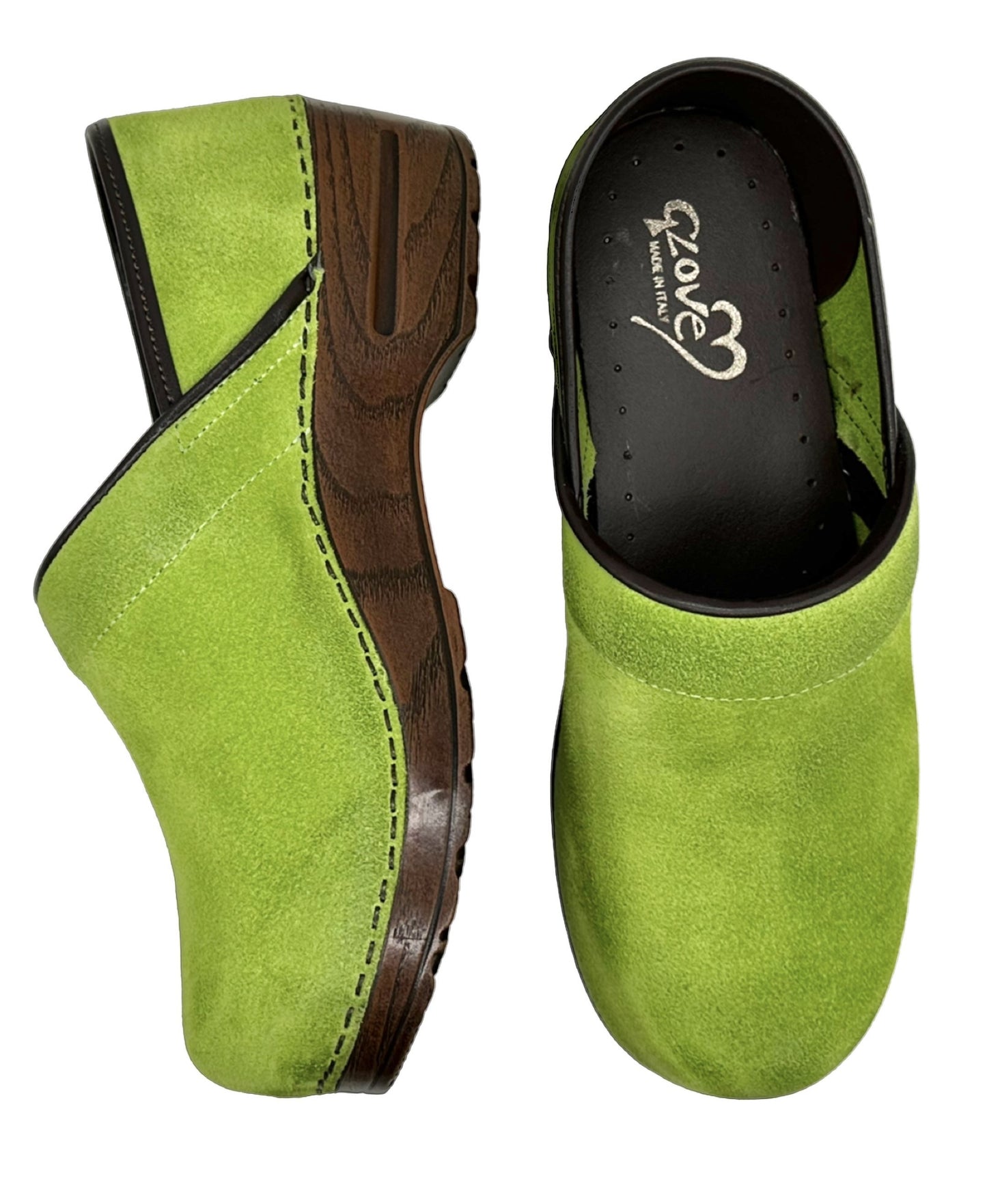 CLOGS SUEDE VERDE