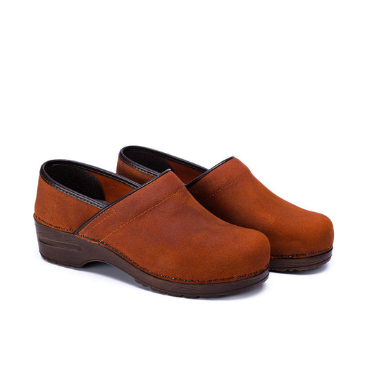 vintage clog arancio