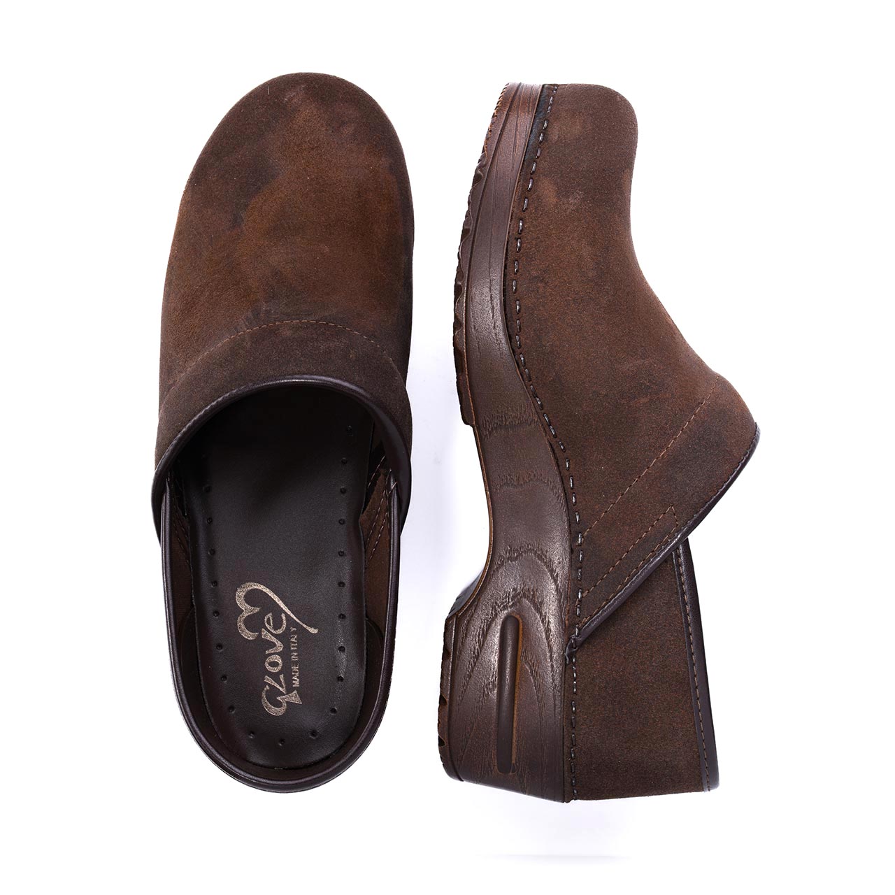 vintage clog caffè
