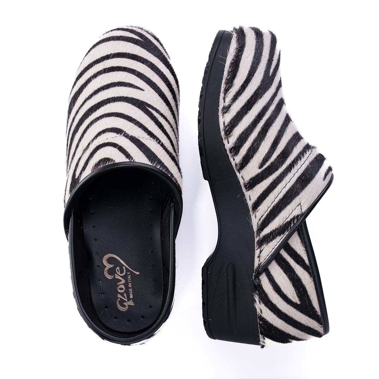 zebra clog