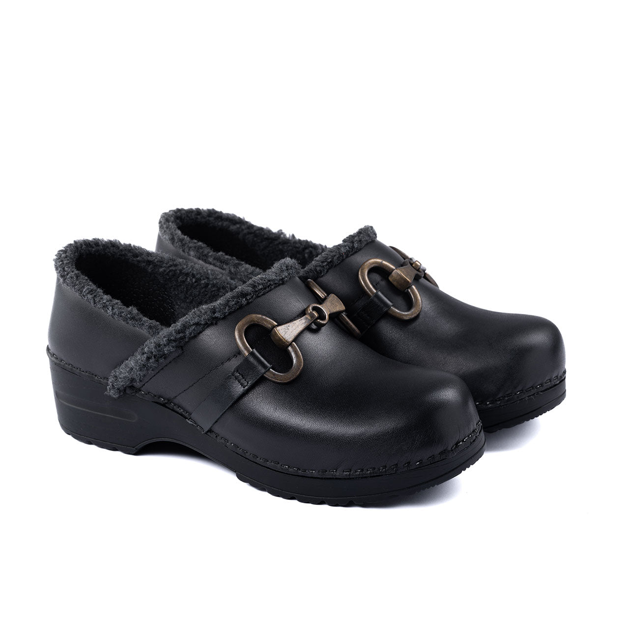 Vit Wool Clog Acc nero