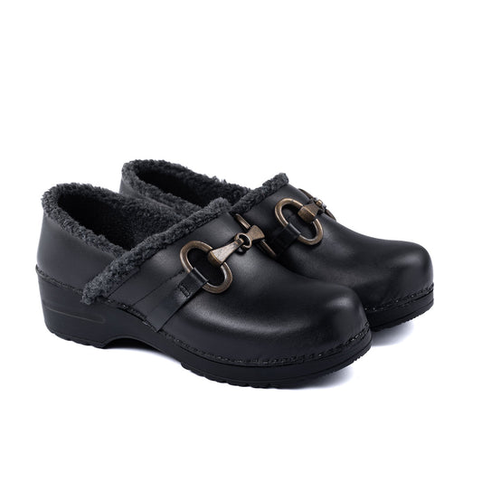 Vit Wool Clog Acc nero