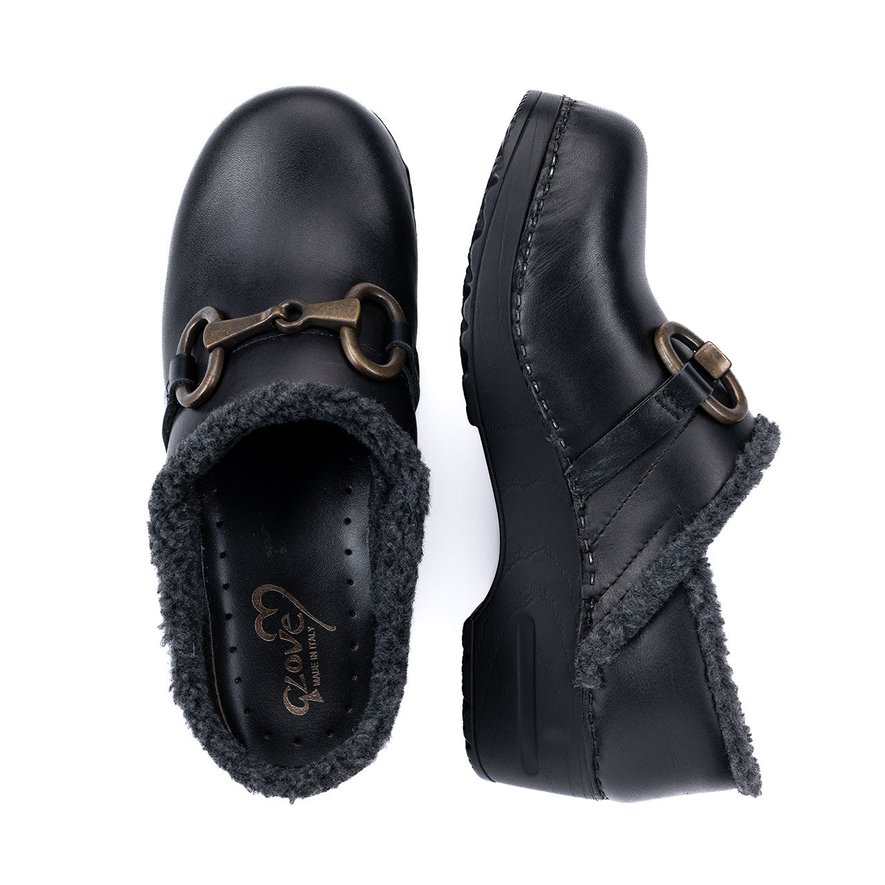 Vit Wool Clog Acc nero