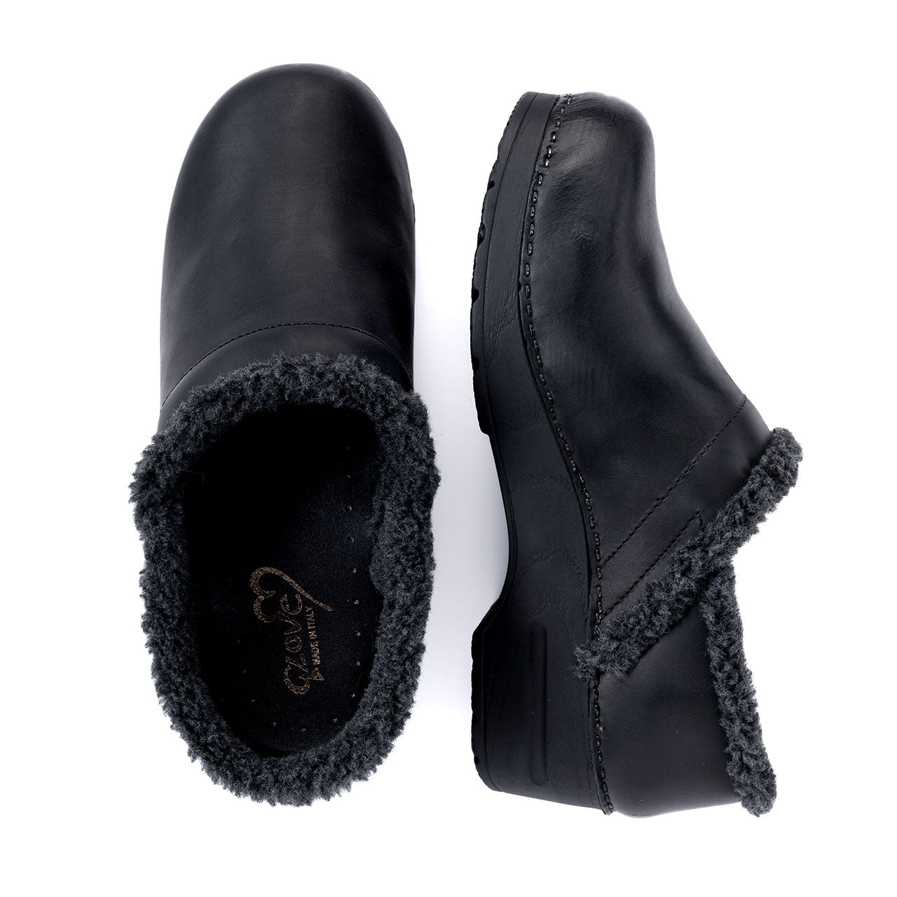 Vit Wool Clog nero