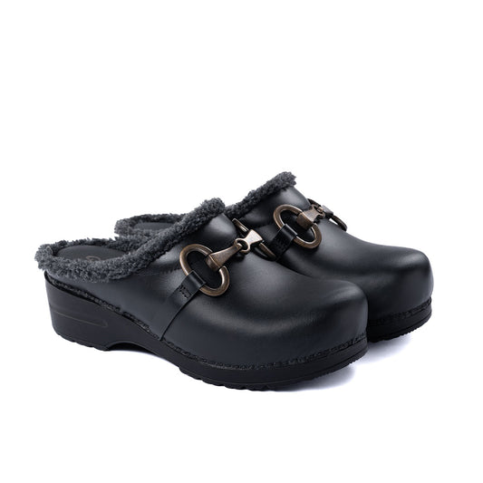 vit wool sabot acc nero