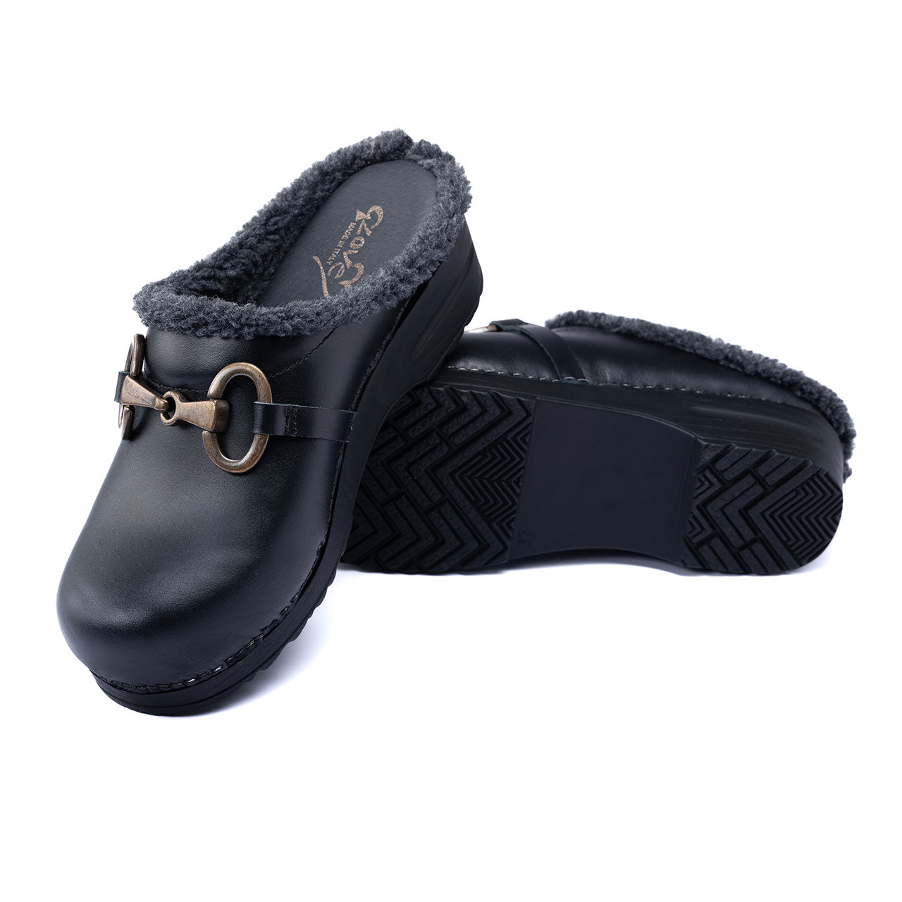 vit wool sabot acc nero