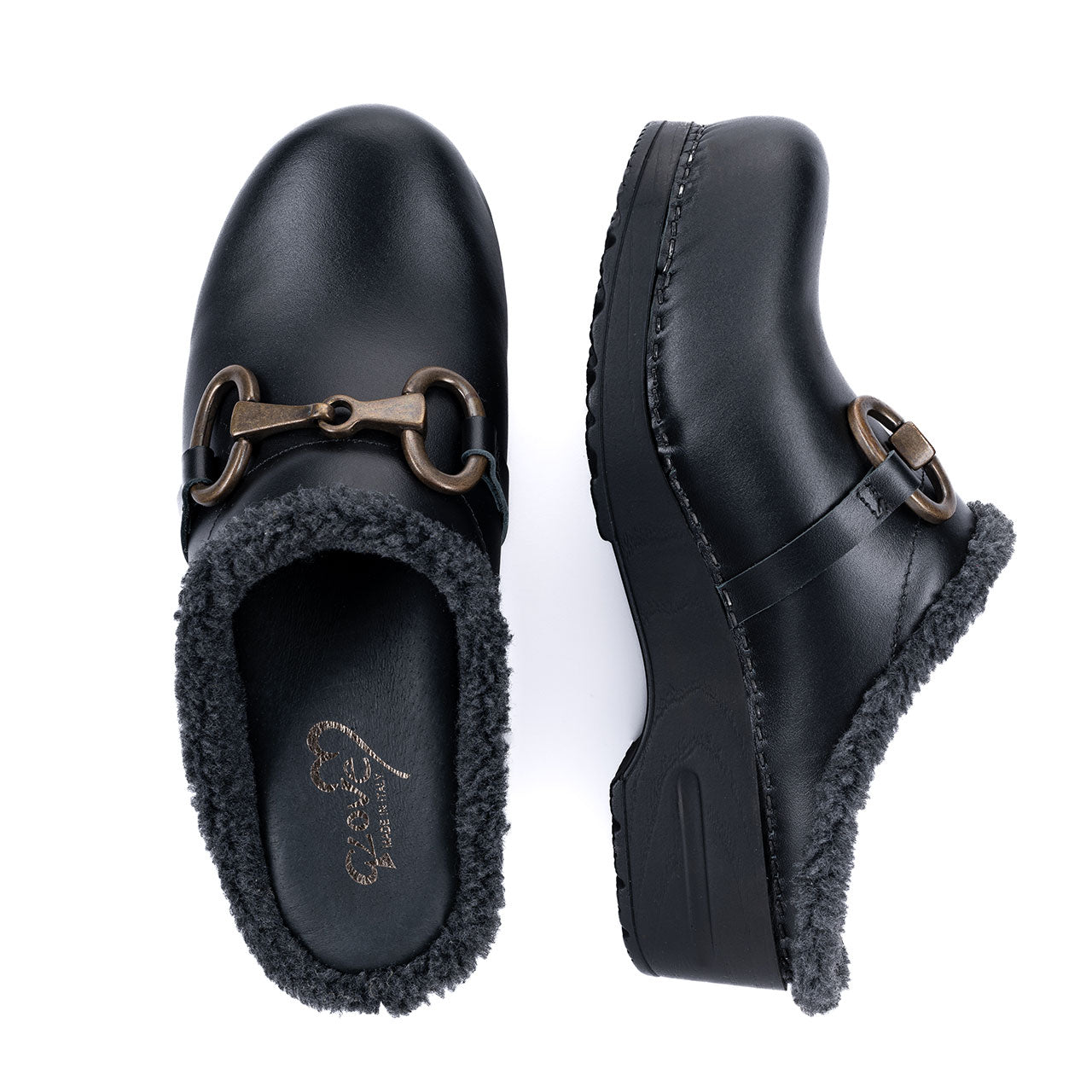 vit wool sabot acc nero